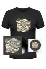 Load image into Gallery viewer, Bill Kirchen ~ Cat Out Of The Bag ~ LP-T-shirt and Sticker Pre-order Bundle