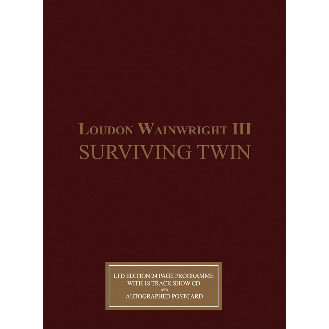 Loudon Wainwright III. Surviving Twin.  CD + 5 bonus postcards.